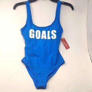Arizona Jean Company Blue One Piece Swimsuit